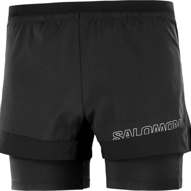 Calções Salomon Cross 2in1 Masculino Pretas | PT A79358